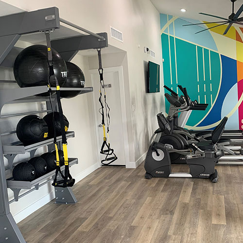 Image of property management fitness center